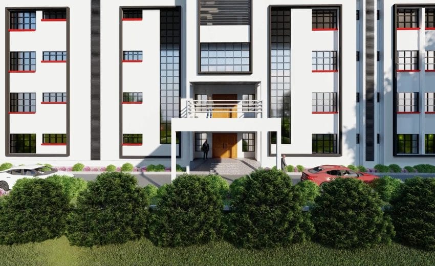 Multipurpose Office Complex & Back-House, Gaube — architecture & new build project by P4 Studio Limited in Gaube, FCT Abuja